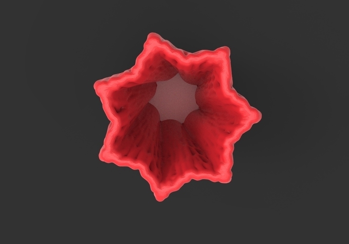 Voronoi Web Vase 3D Print 108251