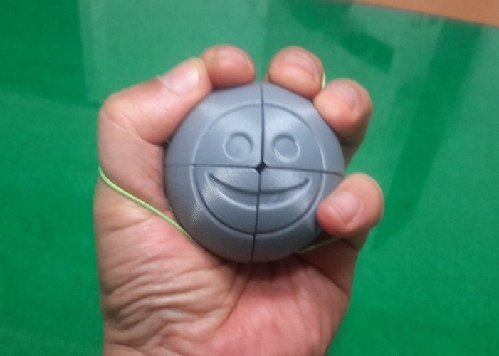 Smile-Angry Ball 3D Print 108355