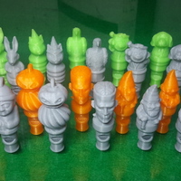 Small 10 Character Whistles 3D Printing 108369
