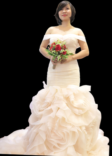 lady in wedding dress 3D Print 108395