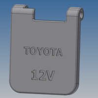 Small 12V Toyota Land Criuser Cover 3D Printing 108421