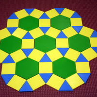 Small Tessellations, hands-on math 3D Printing 108538