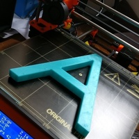 Small Letter A 3D Printing 108652