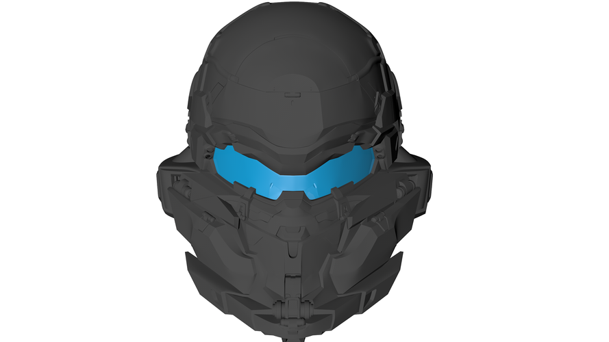 Halo 5 Hunter Helmet 3D Print 108758