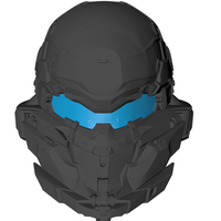 Small Halo 5 Hunter Helmet 3D Printing 108758
