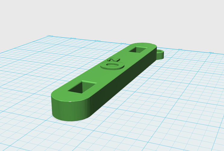 Oxygen Tank Wrench 3D Print 108898