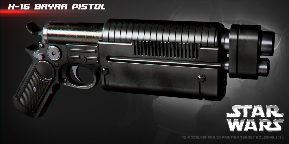 K-16 Bryar pistol 3D Print 109086