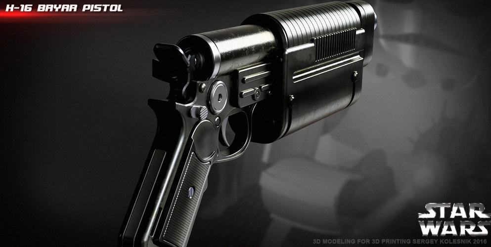 K-16 Bryar pistol 3D Print 109088