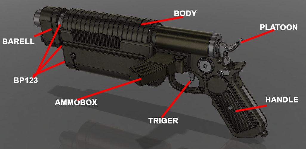 K-16 Bryar pistol 3D Print 109089