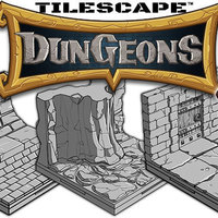 Small Tilescape™ DUNGEONS Modular Terrain Sample Pack 3D Printing 109402