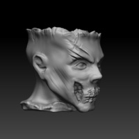Small Zombie Head Candy Holder 3D Printing 109412
