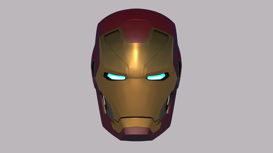 Iron Man Mk-46 Helmet (Civil War) 3D Print 109692