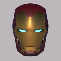 Small Iron Man Mk-46 Helmet (Civil War) 3D Printing 109692