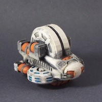 Small LightBringer Class 2 Commercial Research Vessel 3D Printing 1098