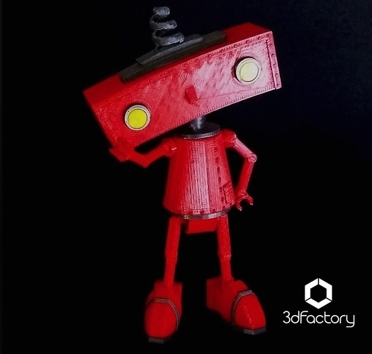 Bad Robot - 3dPrintable - 3dFactory Brasil 3D Print 110038