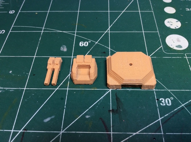 Gun turret for Matchbox toy truck  3D Print 110240