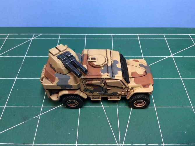 Gun turret for Matchbox toy truck  3D Print 110244