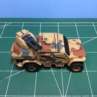 Small Gun turret for Matchbox toy truck  3D Printing 110244