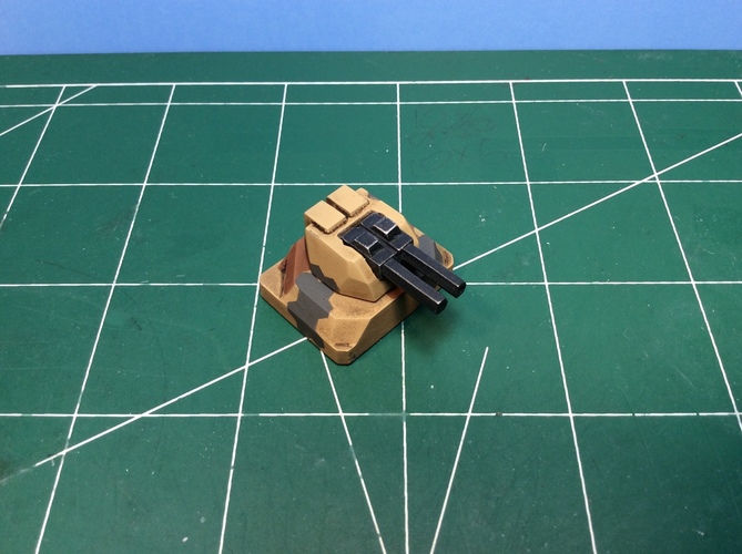 Gun turret for Matchbox toy truck  3D Print 110246