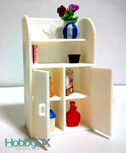 Miniature furniture shelf cabinet toy for sylvanian families 3D Print 110408