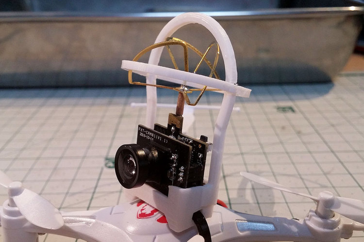 The Whoopinator- FPV Quad Camera Mount 3D Print 110430