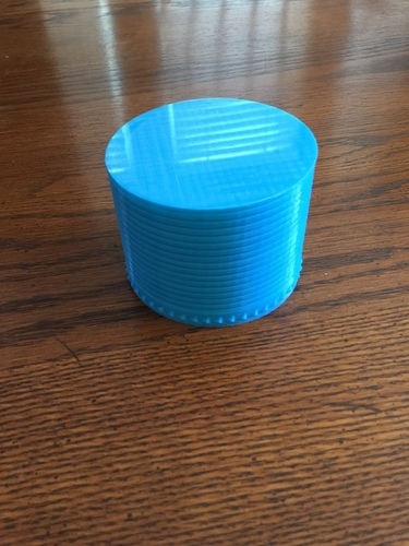 Decorative threaded Container 3D Print 110819