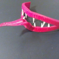 Small Venom Costume Mouth 3D Printing 110865