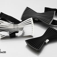 Small Bow tie 01 - flat 3D Printing 110931