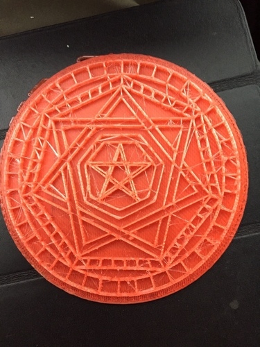 Original & Mirrored SDA 4" x 4" x 1/8" 3D Print 110965 Original & Mirrored SDA 4" x 4" x 1/8" 3D Print 110965