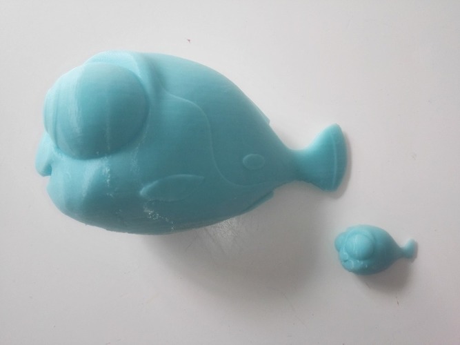 Baby Dory - Pixar Finding Dory (child proof) 3D Print 110969 Baby Dory - Pixar Finding Dory (child proof) 3D Print 110969