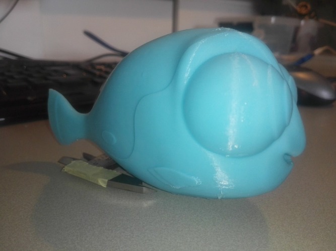 Baby Dory - Pixar Finding Dory (child proof) 3D Print 110970 Baby Dory - Pixar Finding Dory (child proof) 3D Print 110970