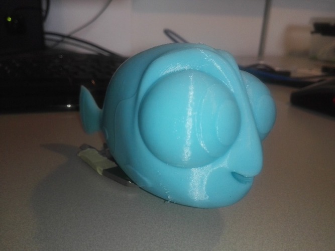 Baby Dory - Pixar Finding Dory (child proof) 3D Print 110971 Baby Dory - Pixar Finding Dory (child proof) 3D Print 110971