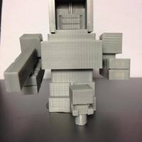 Small Mech City: Prototype Mech Bloxy 3D Printing 111073