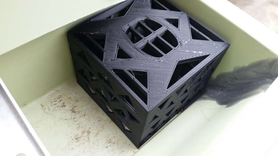 Gutter Downspout Filter (corner section) 3D Print 111299