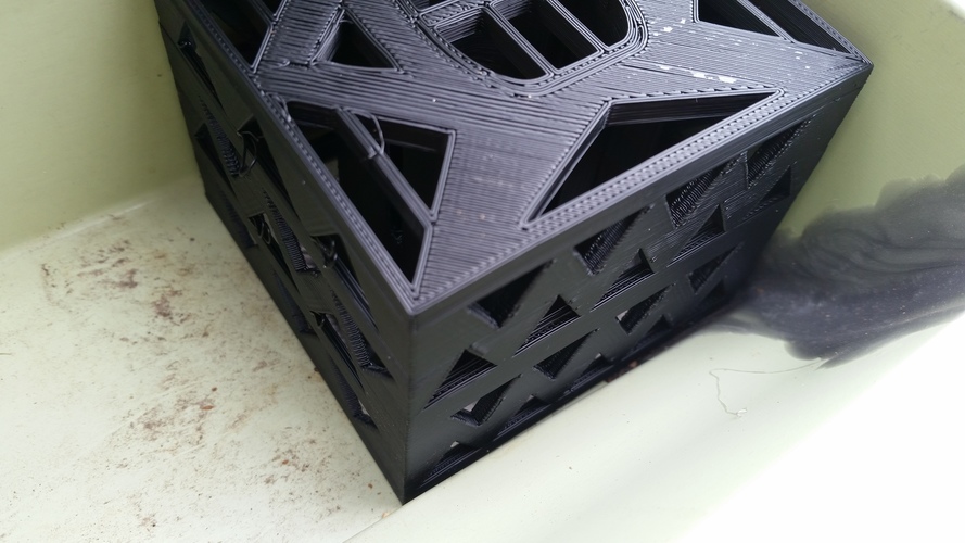 Gutter Downspout Filter (corner section) 3D Print 111302