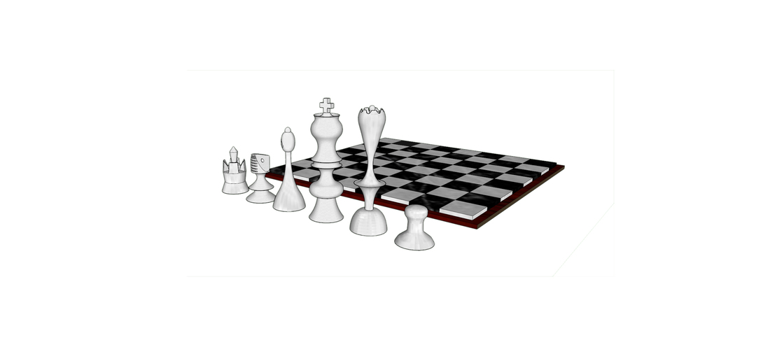 Chess Set 3D Print 111464