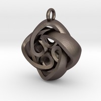 Small Interlocking Celtic Necklace Pendant  3D Printing 11149