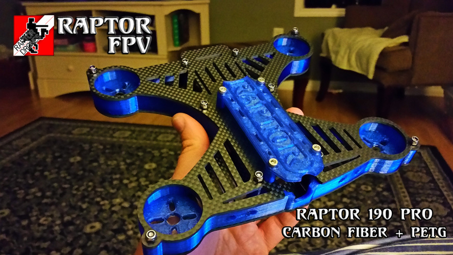 Raptor 190 Quadcopter (Ver 8) 3D Print 111534