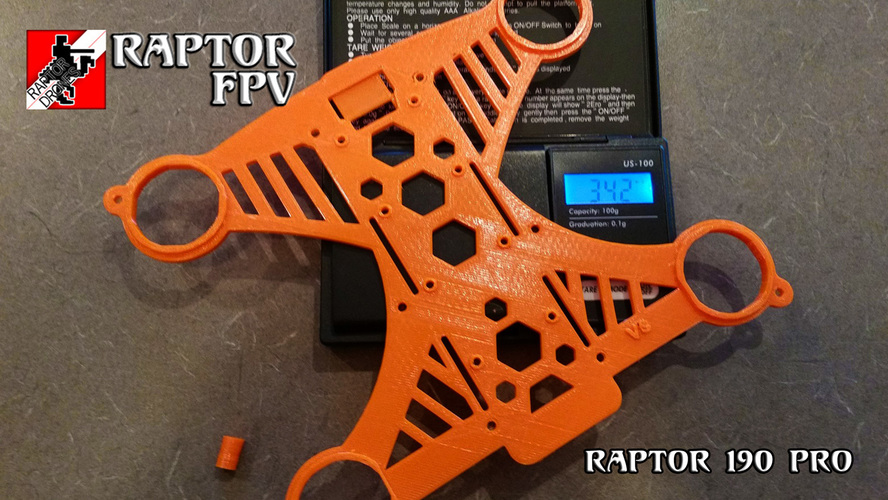 Raptor 190 Quadcopter (Ver 8) 3D Print 111538