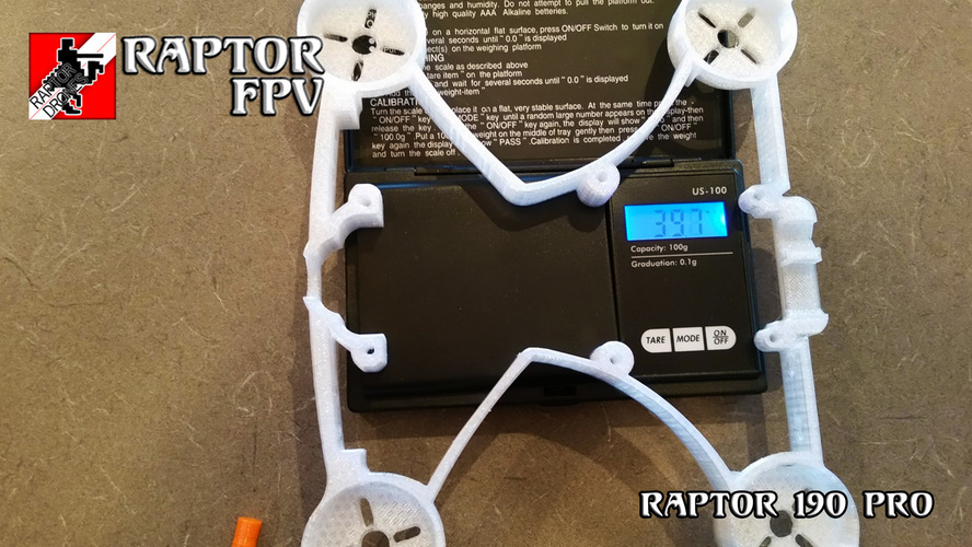 Raptor 190 Quadcopter (Ver 8) 3D Print 111540