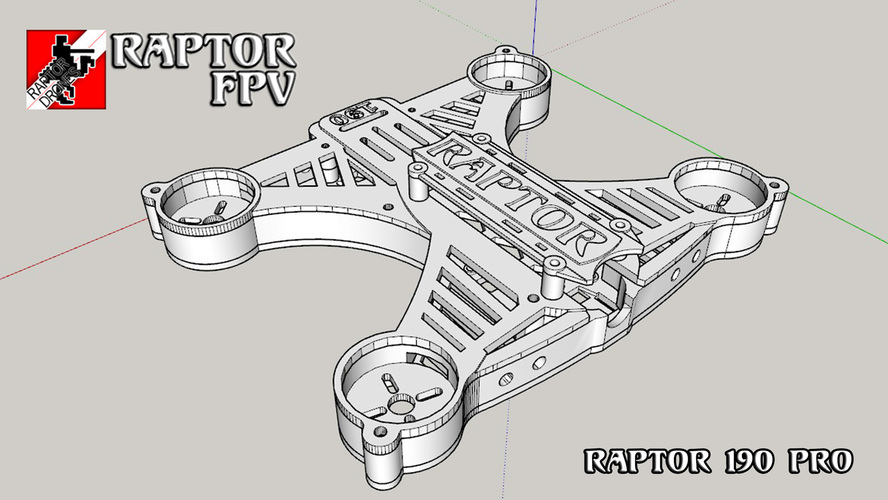 Raptor 190 Quadcopter (Ver 8) 3D Print 111542