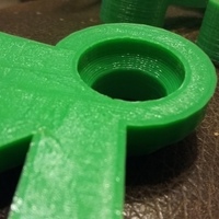 Small Lego Wreath and Stud, No Supports, Press Fit 3D Printing 111764
