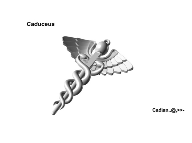 Caduceus 3D Print 112037