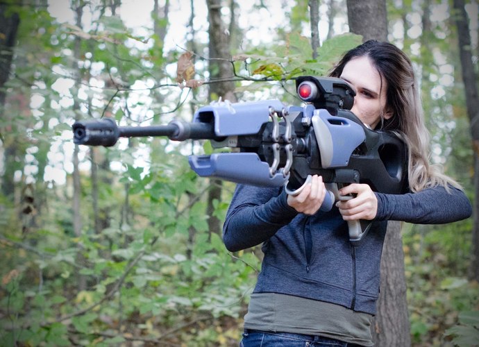 Widowmaker's Widow's Kiss Collapsible Sniper Rifle (Overwatch) 3D Print 112930
