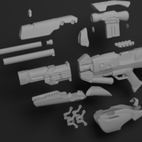 Widowmaker's Widow's Kiss Collapsible Sniper Rifle (Overwatch) - Thumbnail 14