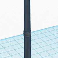 Small Old Street Lamp 3D Printing 113126