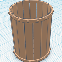Small Garbage Bin 3D Printing 113128