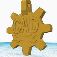 Small CAD Engineer Trinket 3D Printing 113202