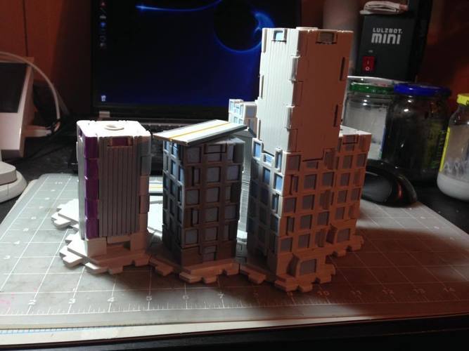 Mech City: City Play Set 3D Print 113224