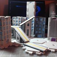 Small Mech City: City Play Set 3D Printing 113227